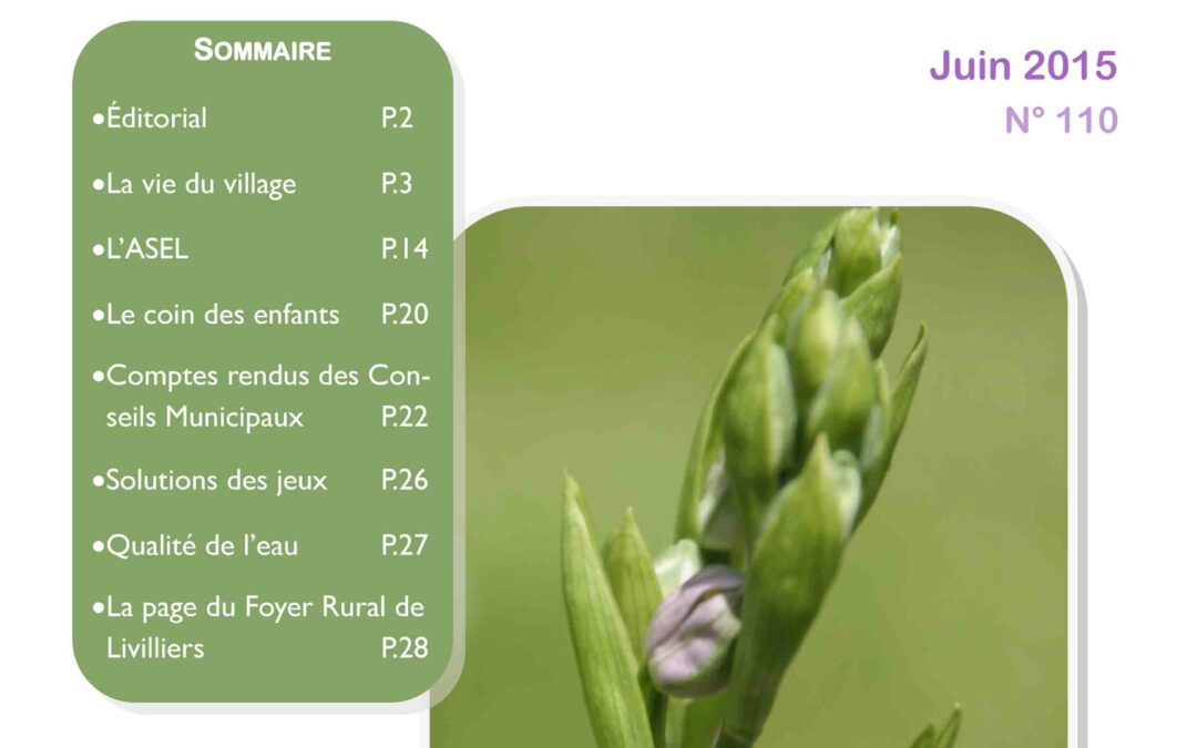 Le Tambour – Juin 2015