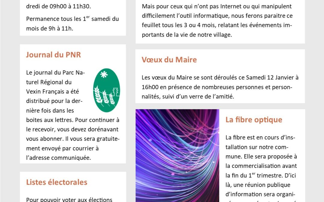 Le Tambourin – Juillet 2019